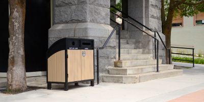 Wishbone Double Recycling Station in Rossland BC